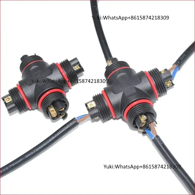 IP68 Waterproof Cable T Tap Electrical Connector 4-Pin Outdoor Sealed Retardant Junction Box LED Light Power Wiring 5-10mm - view 6
