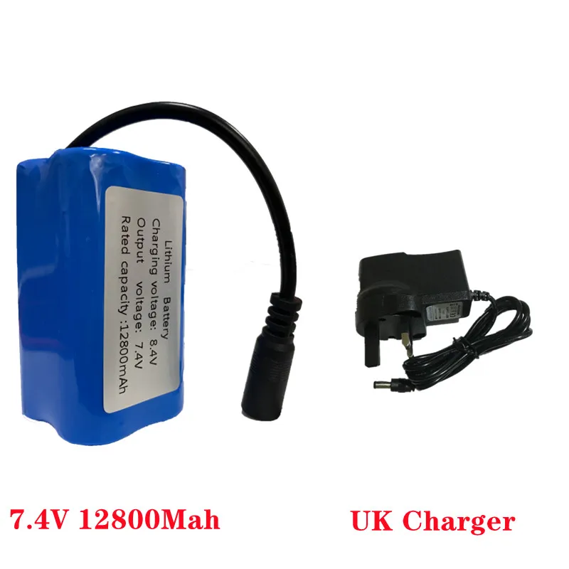 V900 T188 T888 2011-5 V18 V700 V020D16 D18 RC Fishing Bait Boat Spare Parts 7.4V 12800MAH 15000MAH Battery/USB Line/Charger