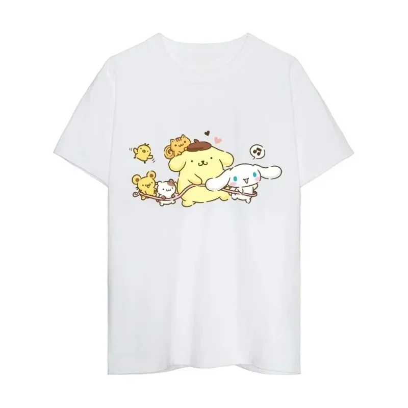 

Chiikawa Cute Pattern 3D Printed Daily Casual Round Neck Short Sleeve Breathable Quick Drying Loose Comfortable T-shirt