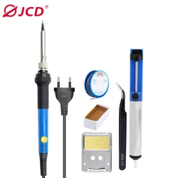 Adjustable Temperature Electric Soldering Iron 60W Solder Iron 110V/220V Professional The iron head Welding Repair Tool 908