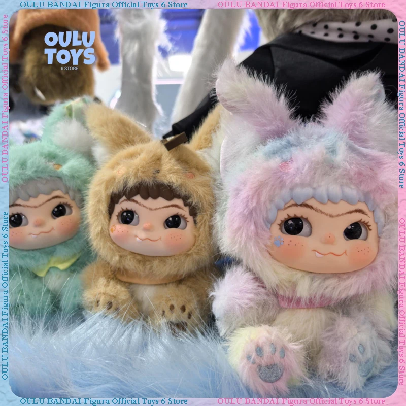 

New Version Wakuku Blind Box Fox Rabbit Trick Or Treat Diary Series Cute Kawaii Plush Doll Vinyl Second Generation Birthday Gift