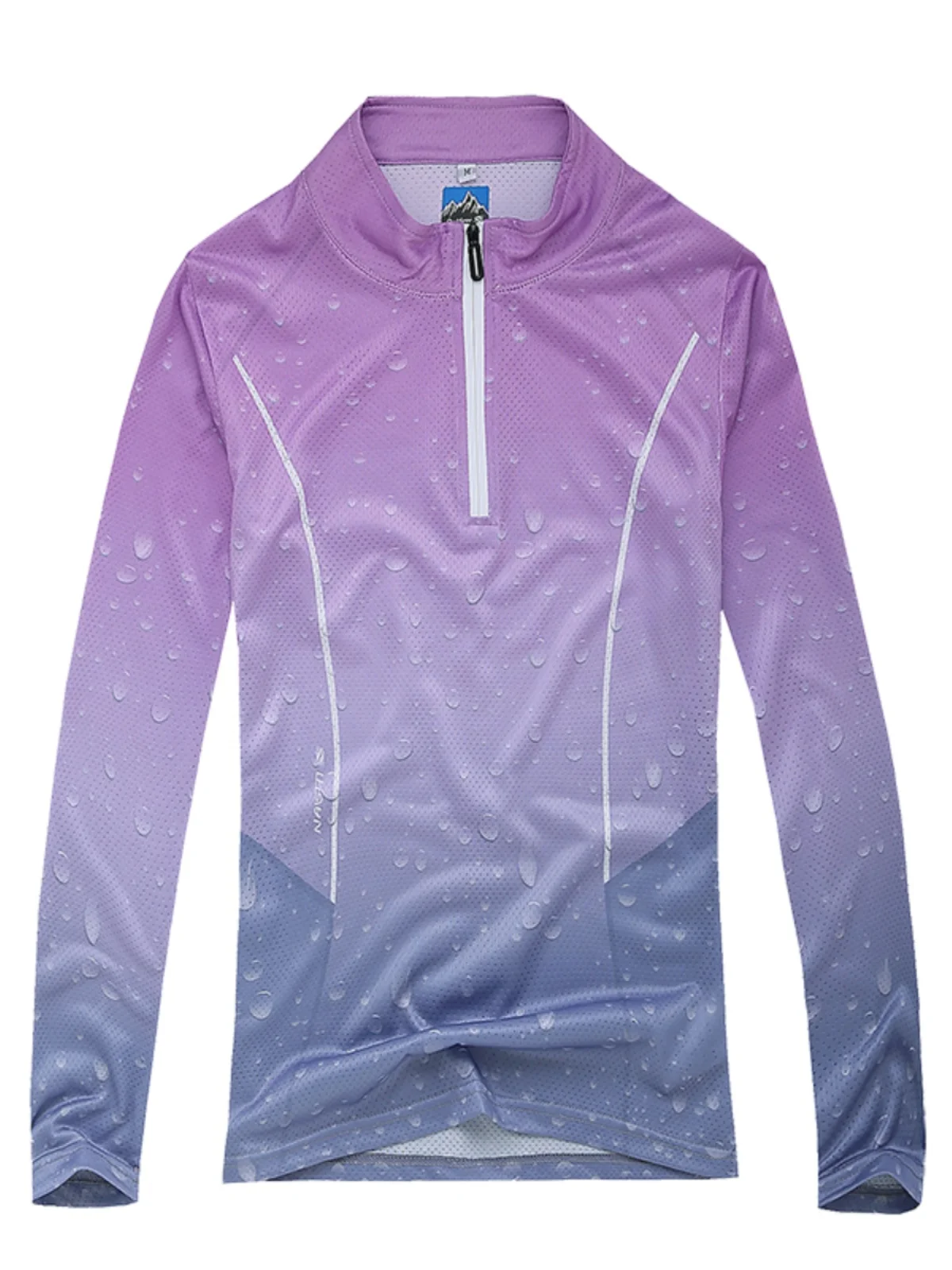 Damen Long Sve Stehkragen Qui Dry T-Shirt Yoga Fitness Laufen Schweißabsorbierend Outdoor Frühling Herbst Atmungsaktives T-Shirt