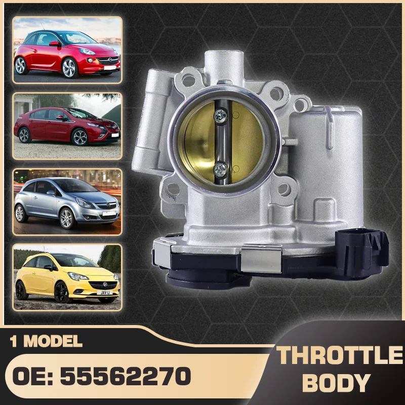

Electronic Throttle Body For Vauxhall Adam Vauxhall Ampera Vauxhall Astra MK VI Vauxhall Corsa Vauxhall Meriva MK II 55562270