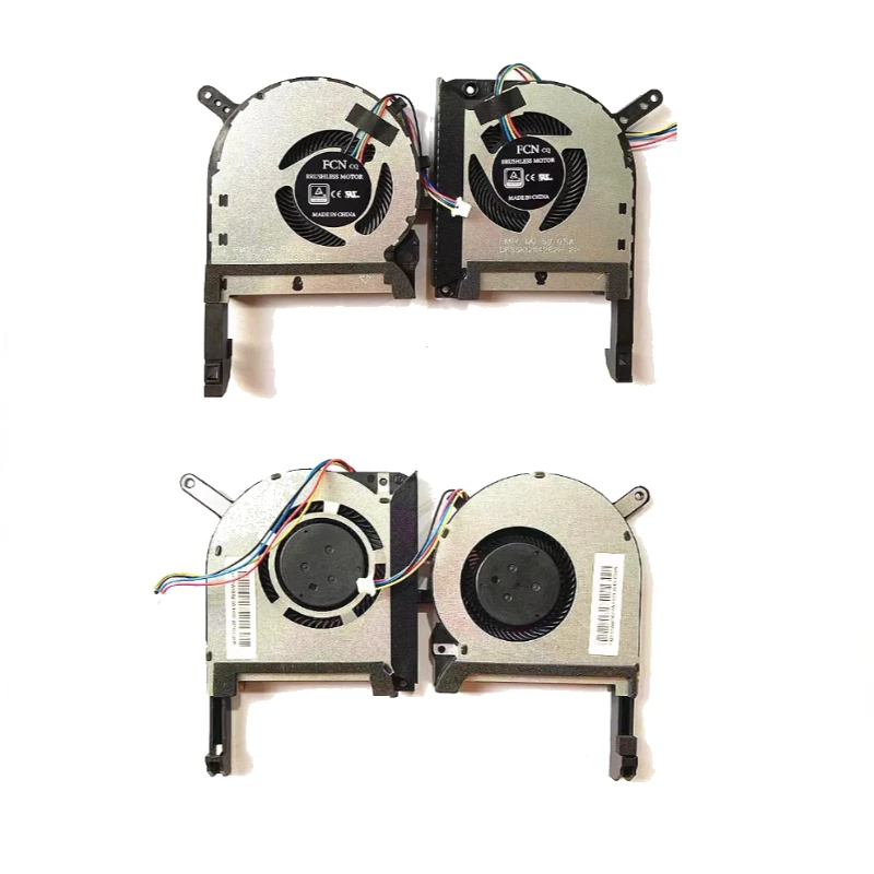 For FX95 FX95D FX95G FX96 FX506 FX506H/HE FX506LU FX706 FX706HM ZX86 ZX86F FA506 FA506IV New Laptop CPU GPU Cooling Fan