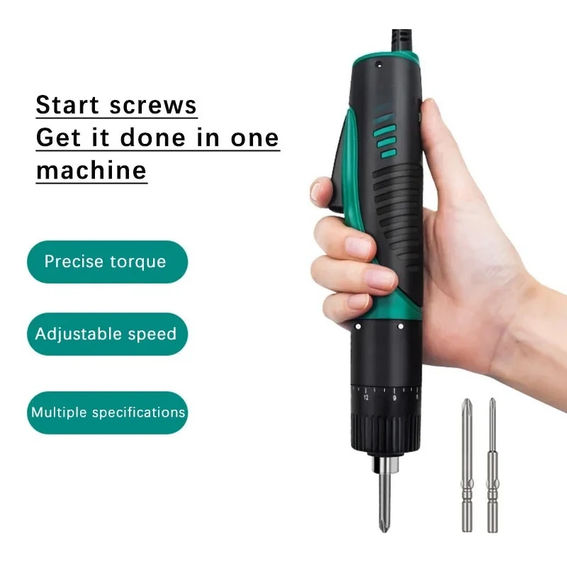 

AB-4M/5M Электрический регулируемый большой крутящий момент Промышленный матовый прямой подключаемый проводной электрический пакетный набор электрических отверток