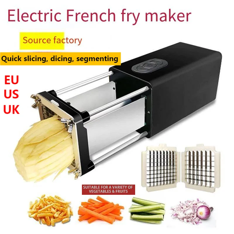 Electric Chips Machine Multi functional Electric Vegetable Chopper Household Chips, Segments, Dices, Chips Machine Tools