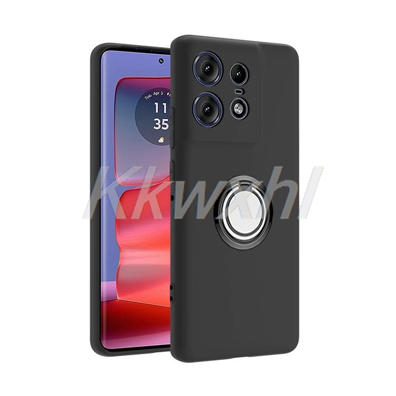 لموتورولا إيدج 50 50s برو الترا نيو فيوجن 50 برو 50 الترا 50 نيو عودة حلقة حامل قوس جراب هاتف غطاء أصلي مقاوم للصدمات #3