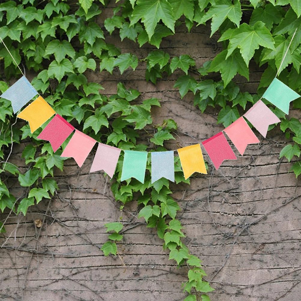 

3 M Christmas Decor Bunting Decoration Decorative Banner Wreath Flags Garland Party