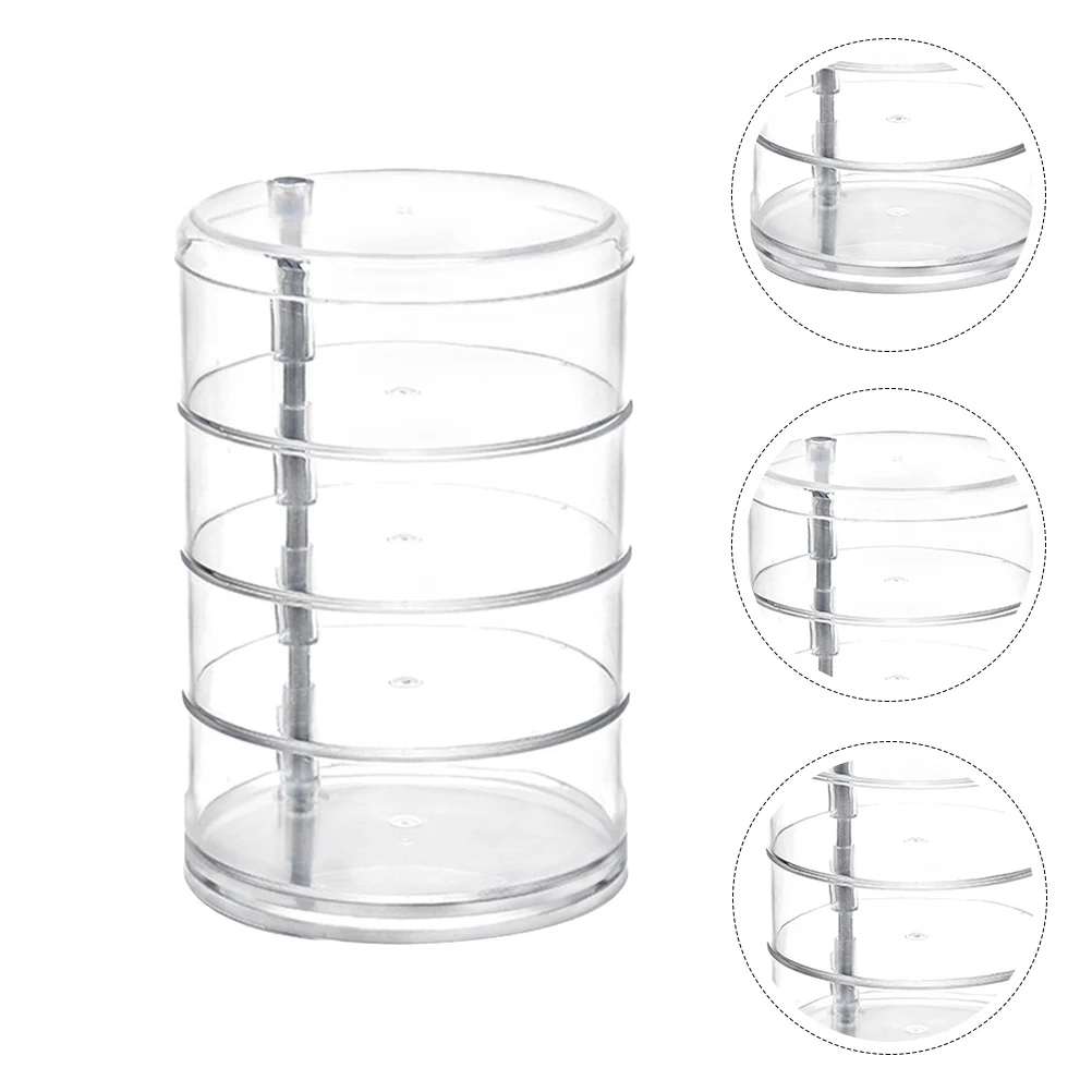 

Jewelry Box ganizer Clear Plastic Makeup Containers Holder Desktop ganizer Multiple Use Storage Container Cosmetics Gadget