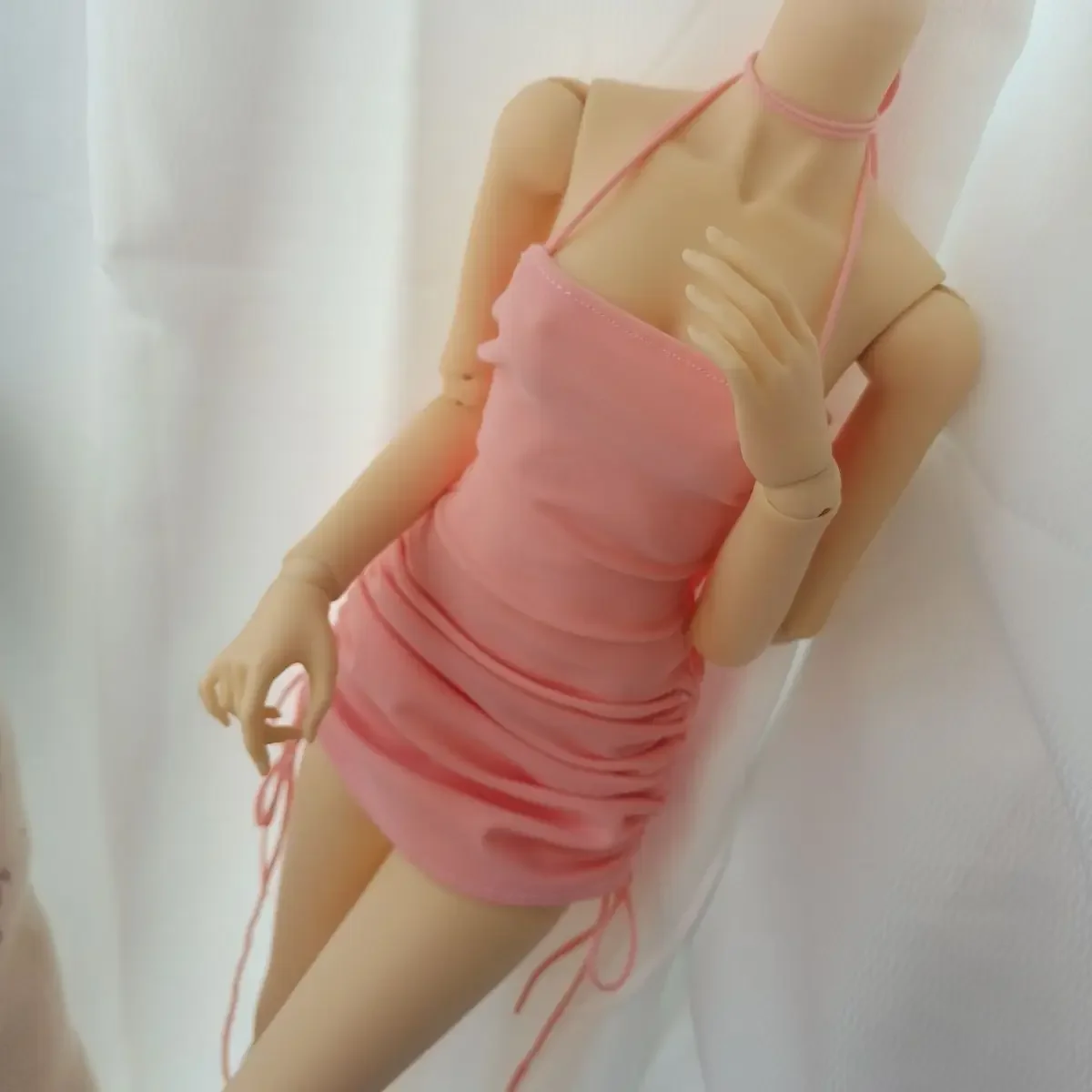 

New 1/3 Bjd Doll Skirts with Elastic Drawstring Straps for 60cm Famale Dolls Girl Diy Dress Up Doll Accessories, No Doll