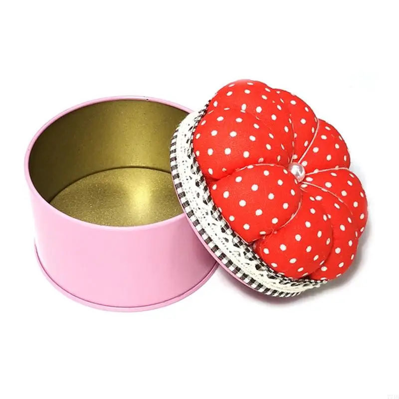 77JB 11 สีฟักทอง Pin จัดเก็บกล่องเย็บผ้า Pin Mat เย็บ Pins อุปกรณ์เสริมเย็บ Pins Pad