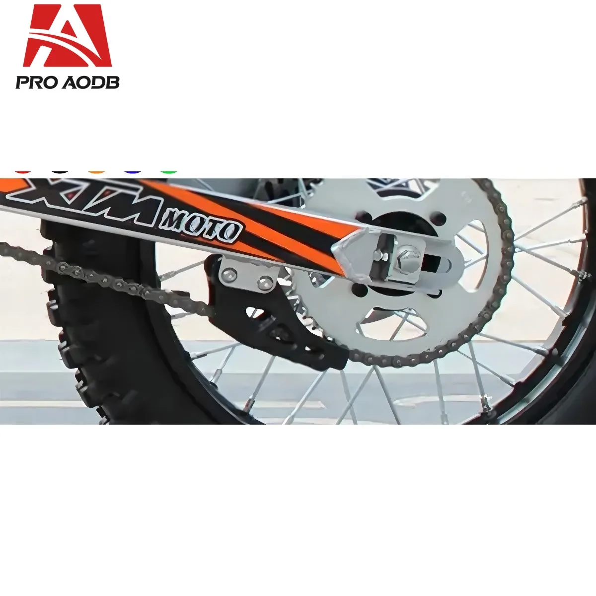 Motorcycle Chain Slider Guard Protector For Kayo SSR TTR XR CRF BBR KLX 50 70 90 110 125 140 150 160CC Dirt Pit Bike Universal
