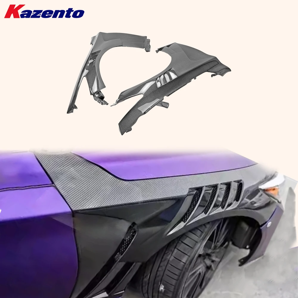 

For Infiniti Q50 V37 2013-24 V2 Type Front Vented Fender Carbon Fiber