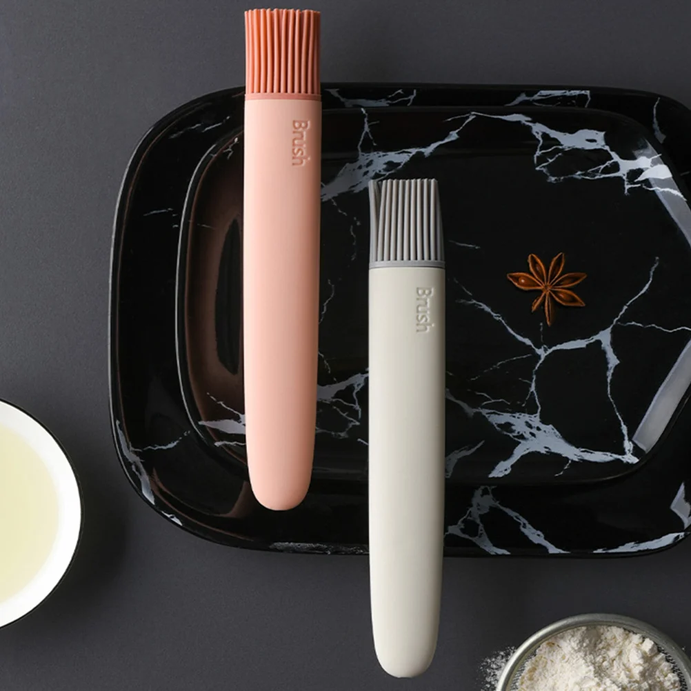 

Silicone Basting Brush Heat Resistant Bbq Sauce Applicator For Grilling Baking Pastry Oil Butter Marinade Kitchen Tool