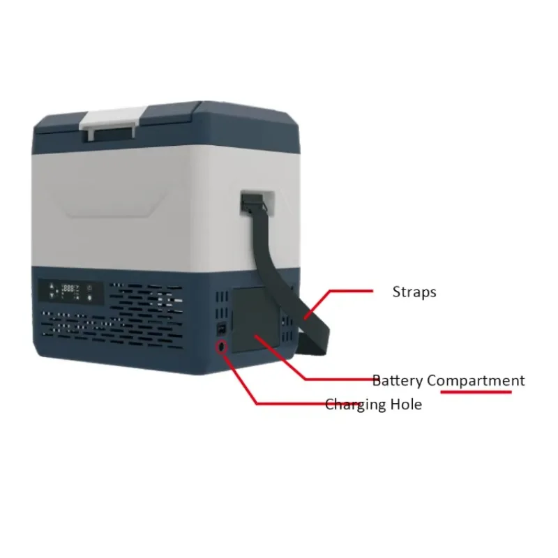10/12L Precision Temperature Control Car Transport Refrigerator, Portable Vaccine Dedicated Refrigerated Constant Temperature