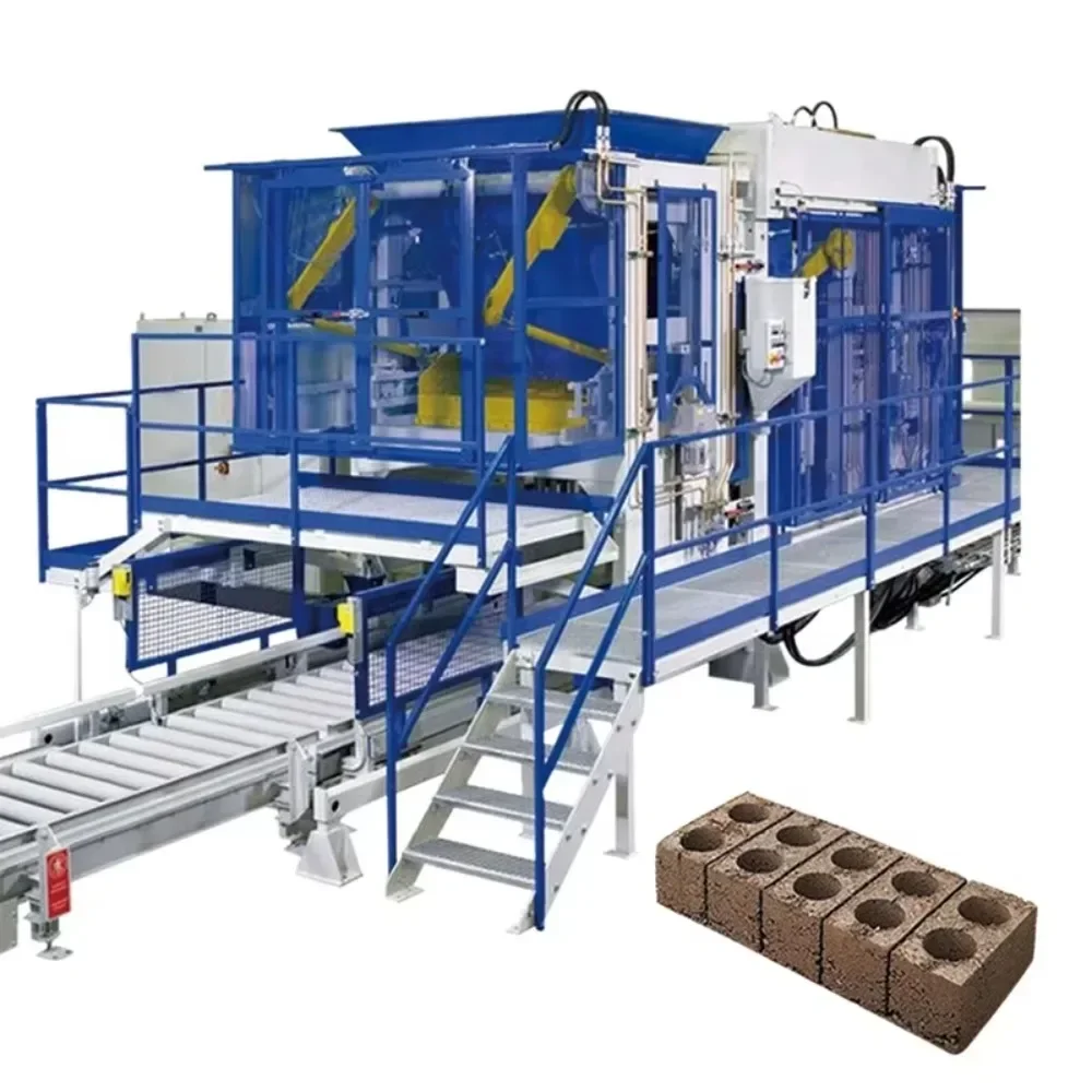 High Capacity Automatic Brick Machine 10000Pcs/Day Block Making Equipment for Building Projects Heavy-Duty Design Factory Price