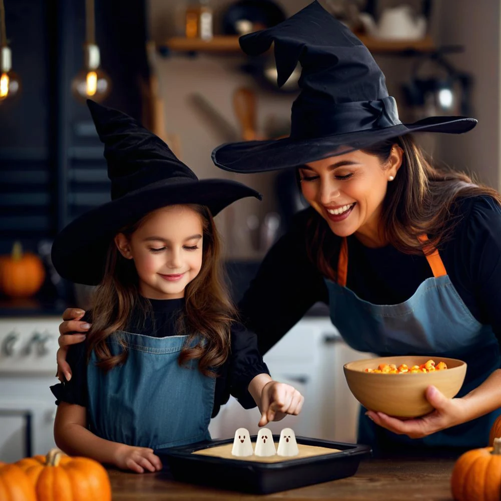 Ghost Chocolate Candy Molds Reusable Holiday Kitchen Tools Wear Resist Cute Ghost Ice Mould for Jelly Chocolate Candy Gummy