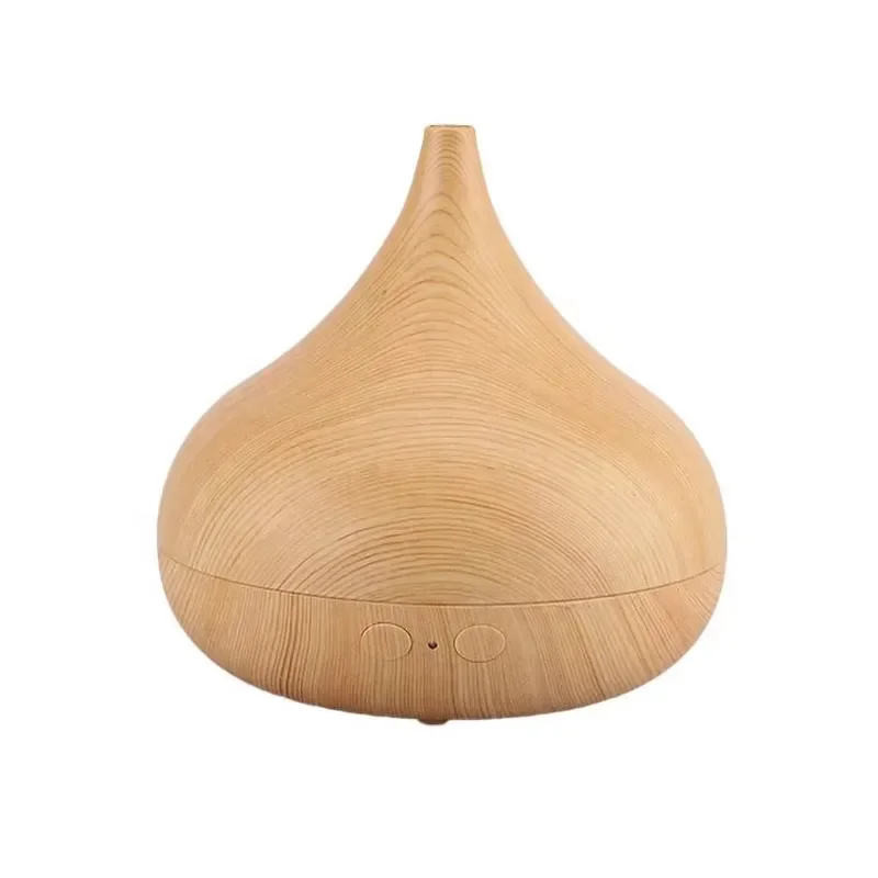Smart Electric 400ml Portable Aromatherapy Diffuser Humidifier Wood Grain Design Color LED Lights App Control