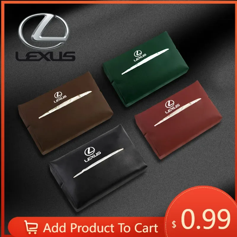 

Interior Stickers For Lexus F SPORT ES RX NX LS UX LM LX GX LC RZ IS CT GS Car Interior Tissue Storage Bag Accessories Toilet P