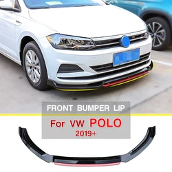 For VW Polo Front Lip Bumper Spoiler Body Kit Car Accessories 2012 2013 2014 2015 2016 2017 2018 2019 2020 2022 2023