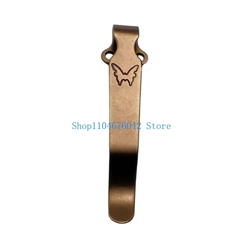 Efficient Stainless Steel Butterfly Back Clip Deep Carry Pocket Back Clamp for Secure Fastening in Various Applications