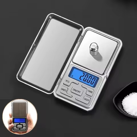Digital Pocket Scales Jewelry Scales Weight Diamond Balance Kitchen Weighing High Precision Electronic Digital Pocket Scale