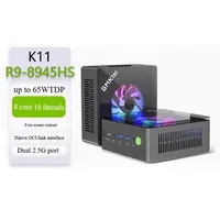 GMKtec Gaming PC K11 AMD Ryzen 9 8945HS Windows 11 Pro Desktop Computer, Oculink, Dual NIC 2.5GbE LAN, HDMI/DisplayPort/USB4*2