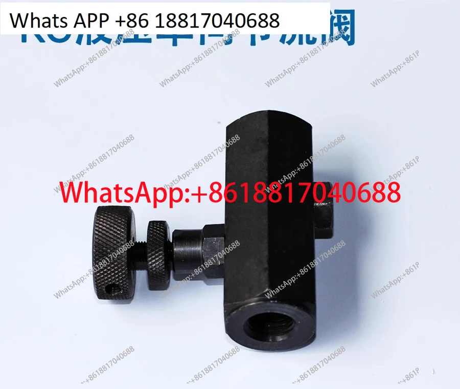 one-way throttle valve flow control valve hydraulic control  YouTube speed KC-02 KC- 03/04/06