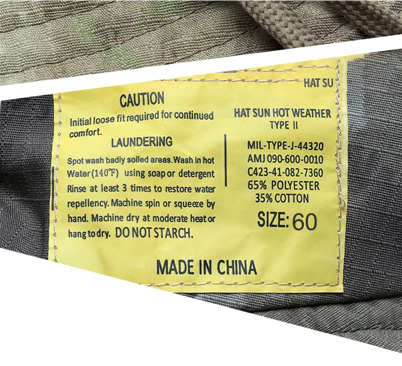 Camouflage Boonie Hut Breite Krempe Männer Frauen Sonnenhut Outdoor Wandern Angeln Jagd Sport Caps Faltbare Weiche Hut – Detail 5