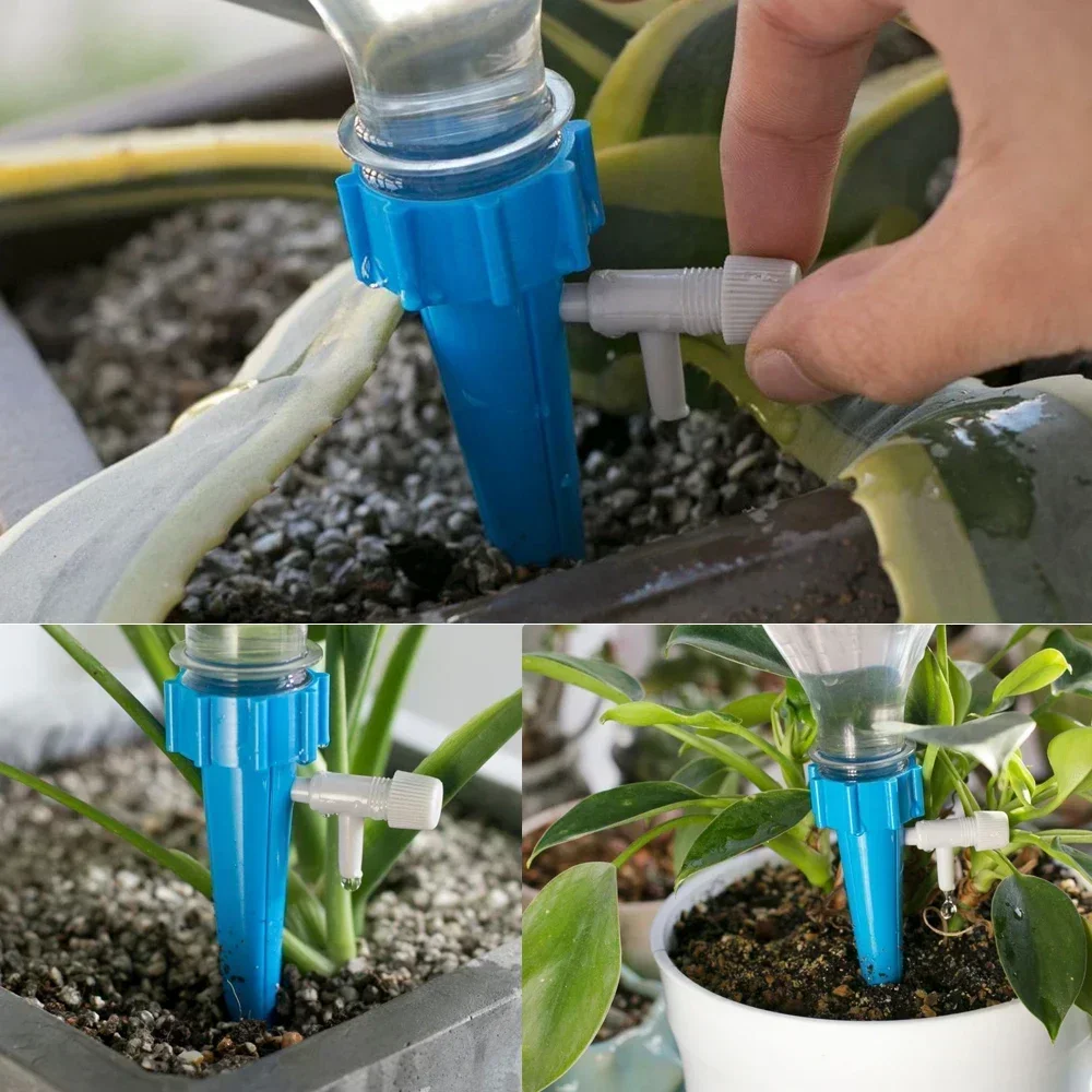 

Auto Drip Irrigation Watering System Automatic Spike Plants Flower Household Adjust Dripper Waterers Bottle Garden Supplies