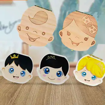 ฟันกล่องสเปน/ภาษาอังกฤษ/ภาษาดัชคำ/โปรตุเกส/ฝรั่งเศส/โปแลนด์/ไม้เด็กฟันกล่องนมฟันเก็บรวบรวมกล่อง