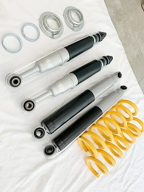 4x4 off road shock absorber for Ford Ranger T6 2'' lift twin tube nitrogen none adjustable Foam cell suspension kits supplier