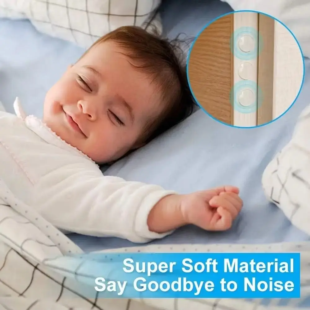 جديد الذاتي لاصق المثبط العازلة جولة واضح مصدات باب الخزانة سيليكون الباب سدادة