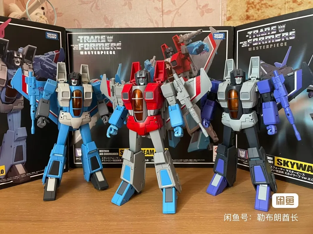 TAKARA TOMY Transformers Masterpiece Mp52 Starscream Skywarp THUNDERCRACKER Ver.2.0 แฟนตาซีFigurinesหุ่นยนต์เครื่องประดับของเล่น