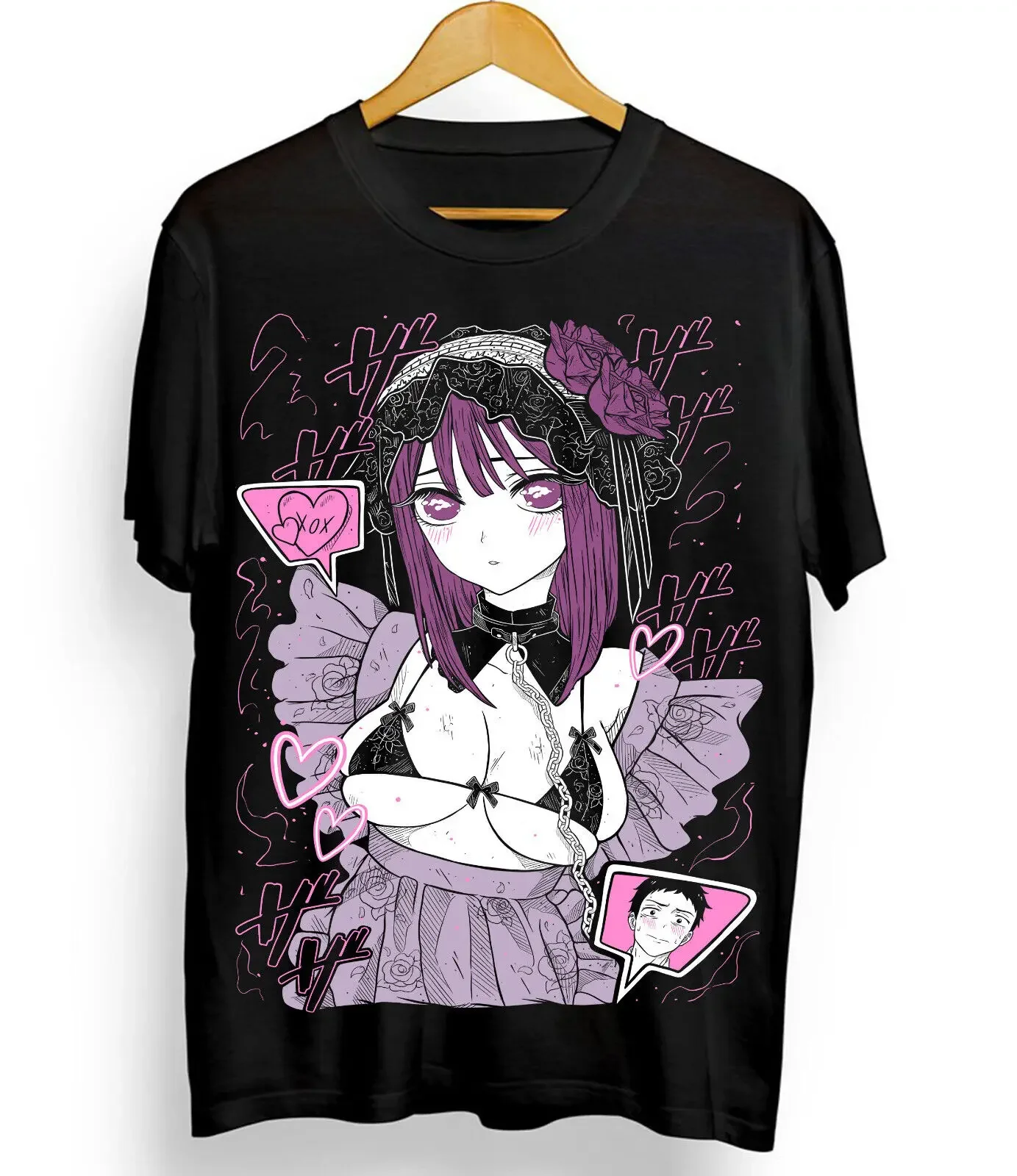 Marin Kitagawa T-Shirt My Dress Up Darling Anime Lovers Black T-Shirt All Size