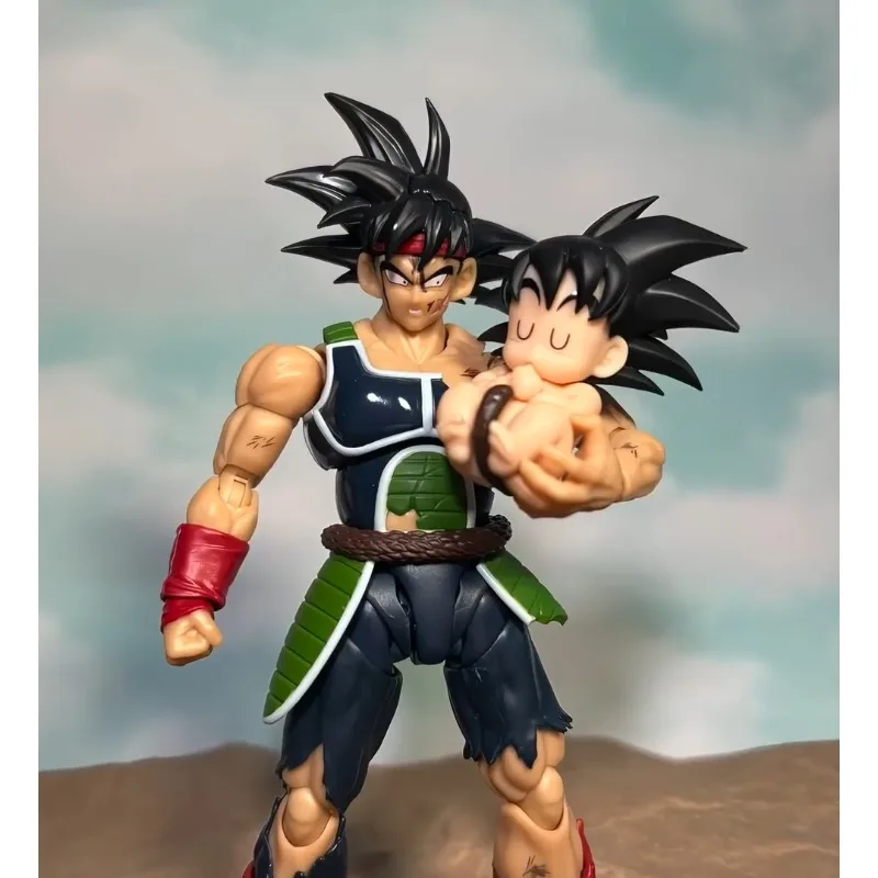 In Stock! Original Bandai S.H.Figuarts Dragon Ball Z Battle Damage BARDOCK THE FATHER OF GOKU Action Anime Figures Models Toys - view 5