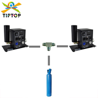 TIPTOP LCD Display Co2 Jet Machine T Connection Gas hose 2x3m Gas hose + 1x6m Gas hose Good Quality Stage Column Machine
