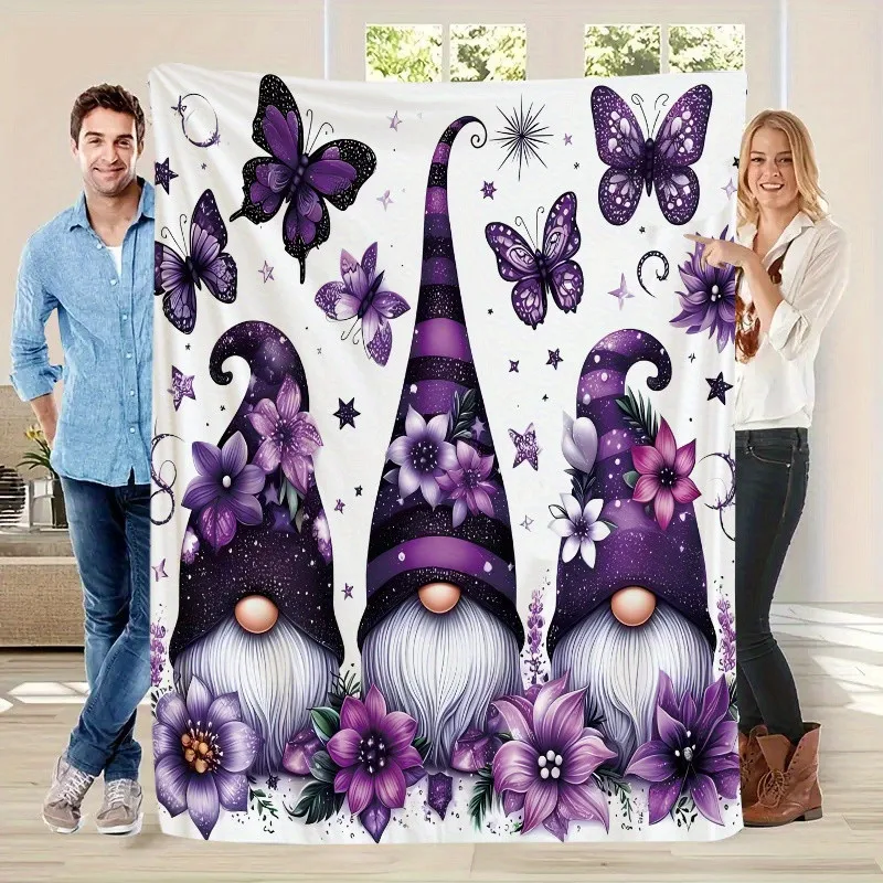 Selimut Dwarf Ungu - Selimut Bayi Motif Ideal