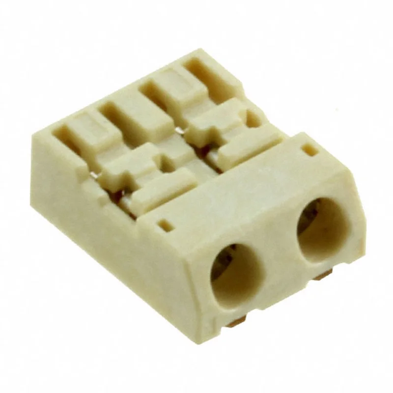 1Pcs/Lot   104238-0210  MOLEX  3mm pitch 2p single-row bus pair board, Mini Lite-Trap series, right angle, surface mount.