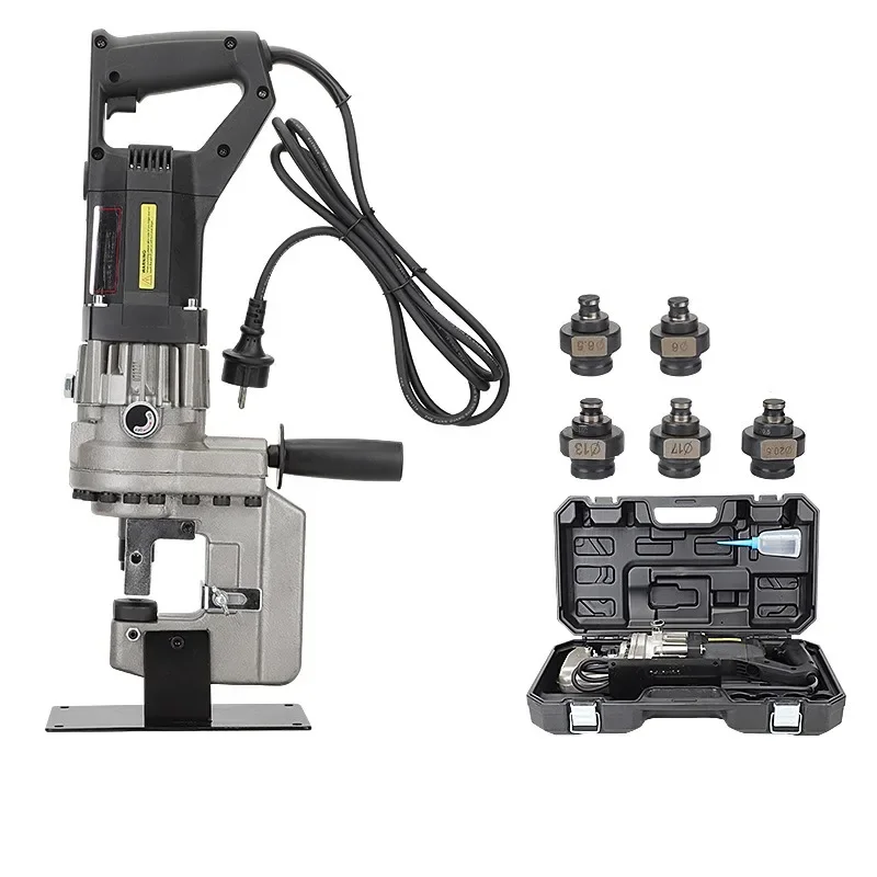 

Electric punching machine Hydraulic angle iron channel steel punching device