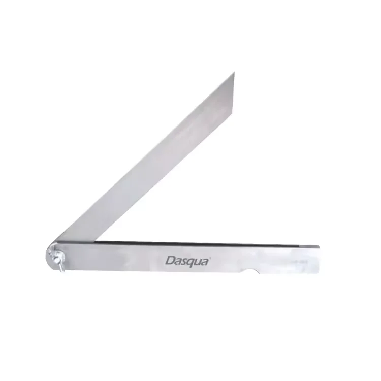 Dasqua Precision Ground Base Two Movable Blades Stainless Steel Measuring Bevel