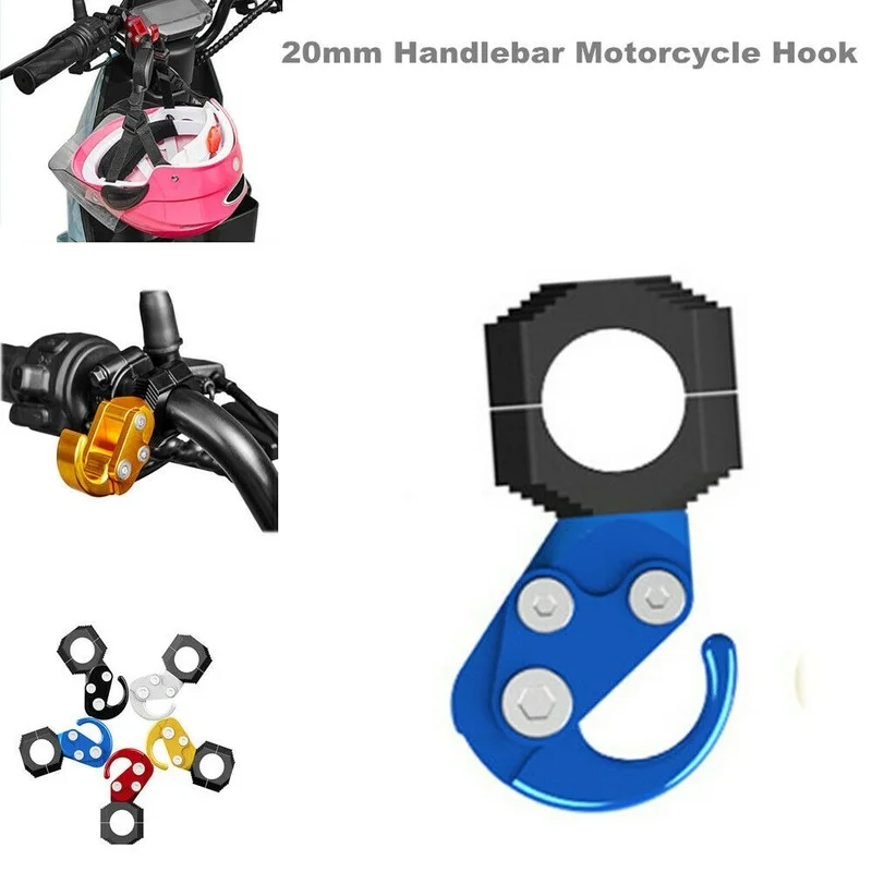 

Motorcycle Handlebar Helmet Hook Holder Aluminum Hanger for Motorbike Dirt Bike