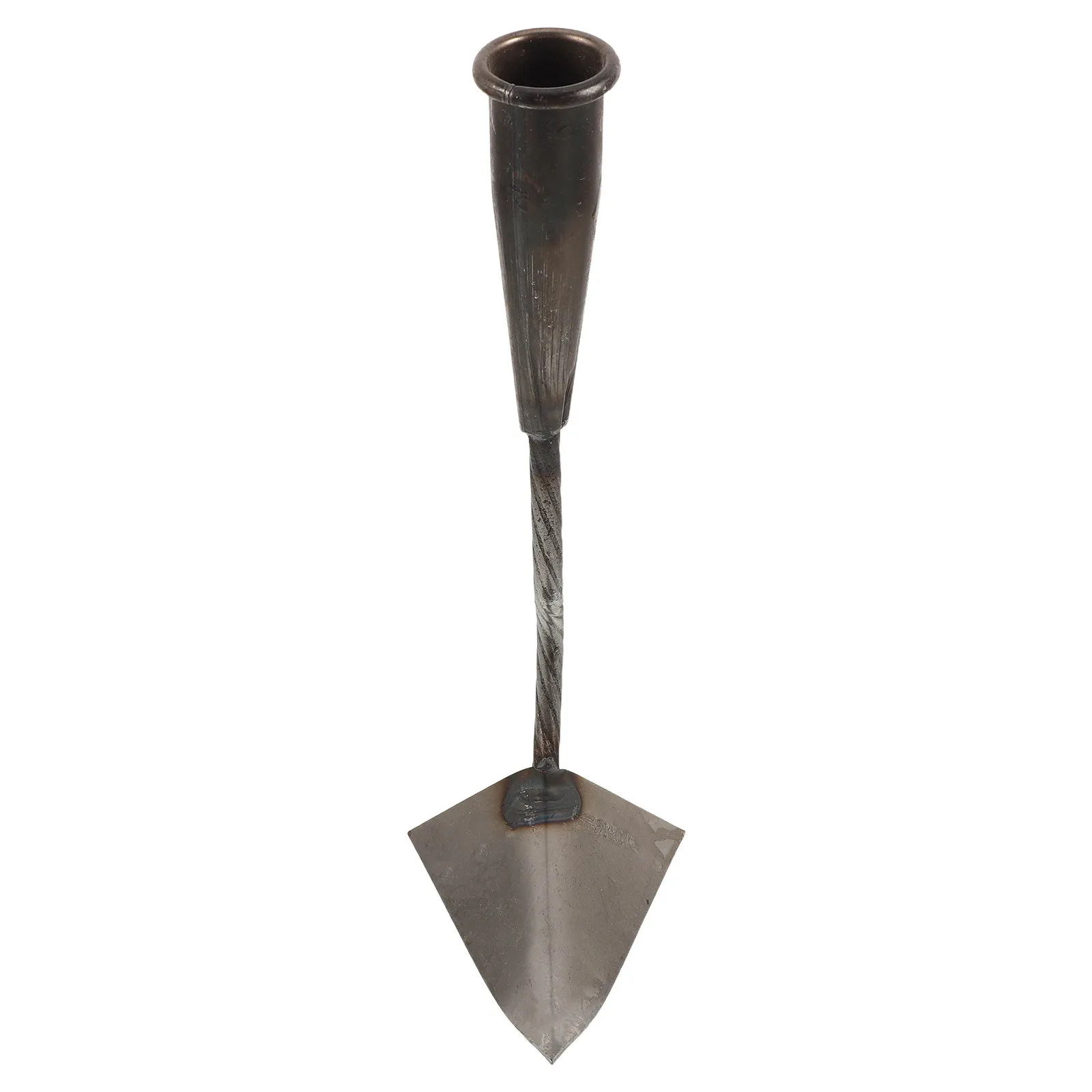 Houe triangulaire pour le jardinage, construction robuste en acier, manche ergonomique, pour ameublir la terre, creuser, désherber, aménager les terrains, outil agricole