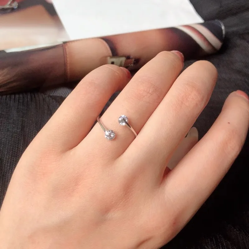 

New Cool and Cute Joint Simple Ring for Women in Fashion Cool Style Personality Open Ring for Women