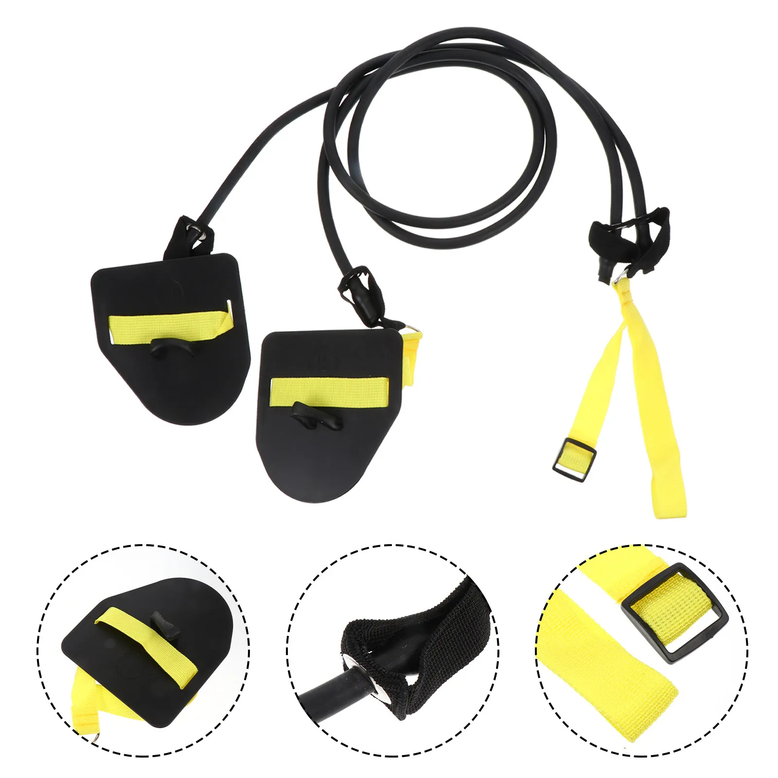 1Pcs Swimming Resistance Belt Professional Tpe Stretch Band for Swim Resistance Training Arm Strength Fitness Equipment