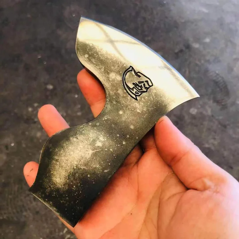 Semi-finished axe block tomahawk multifunctional field survival props