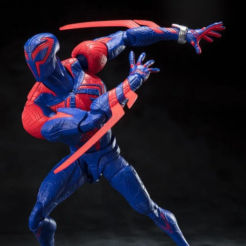 Shf Anime Spider-man 2099 Figuarts Action Figures Miles Spider Figurine Spiderman Figure Pvc Model Doll Collectible Toys Gift Ko