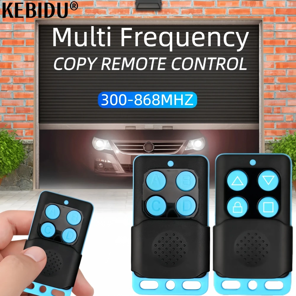 300-868Mhz RF Duplicator Remote Control Auto Copy Remote Control Fixed Code 433mhz 315Mhz Wireless Remote For Gate Garage Door