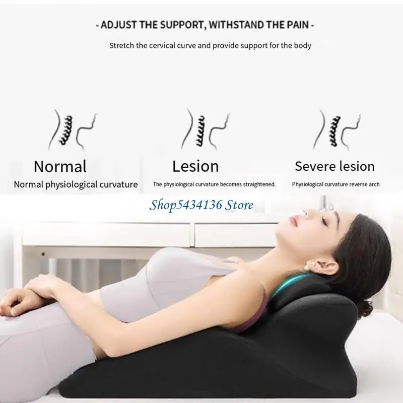 H7ED New Sweet Pillow, Pillow Memory Foam, Provides Waist and Neck Support, Suitable for Couples to Comfortably Bear Pressure