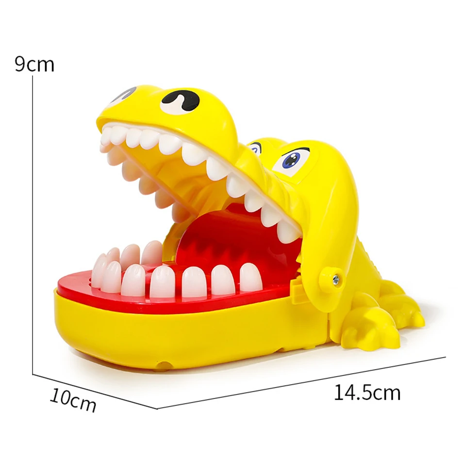 1/3Pcs Crocodile Teeth Toys Alligator Biting Finger Dentist Classic Family Games Party Pranks  Lucky Game Decompression Toy